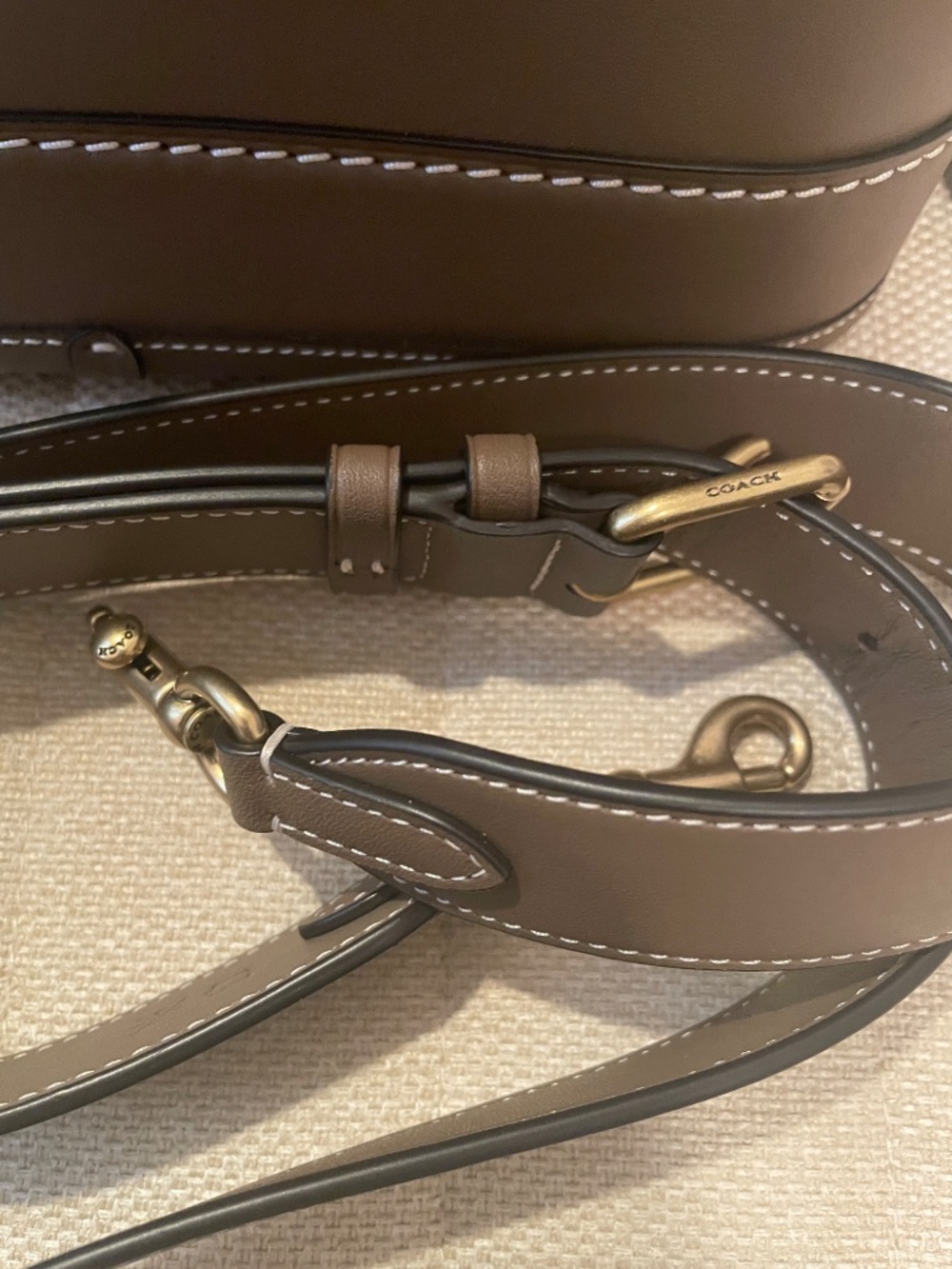 Coach Revel in Stone Leather NWT - Picture 11 of 13